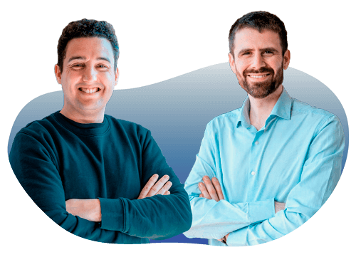 Ramon Castro and Emilien Delile, founders of the consulting firm N3xt Wave in Barcelona.