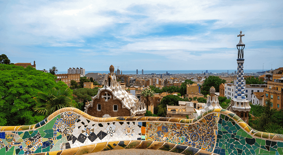 Parc Güell de Barcelone, ville espagnole avec un grand potentiel commercial pour les entreprises françaises n3xtwave