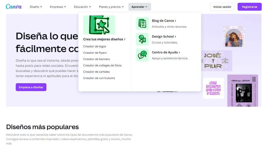 Ejemplo de AARRR en la fase de Revenue Canva